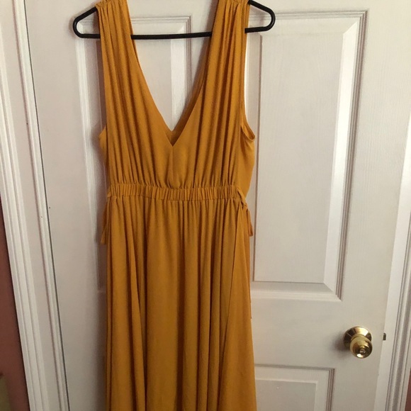 BCBGMaxazria Golden Glow Handkerchief Dress - Picture 6 of 6